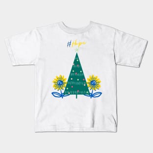 #hope Christmas, Love Ukraine Kids T-Shirt